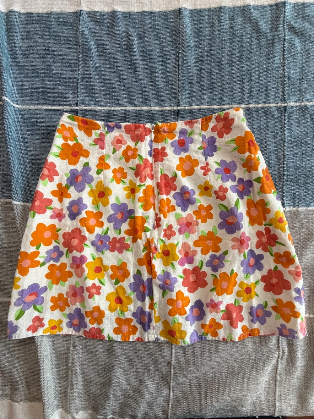 Peppermayo Spring Days Linen Mini Skirt- Blooming - Picture 12 of 15